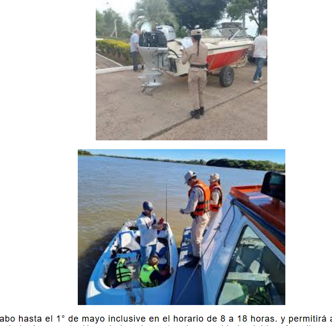 Prefectura habilita la verificación anticipada de embarcaciones para la Fiesta Nacional del Surubí