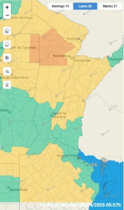 Alerta: la semana comenzaría con tormentas en Corrientes
