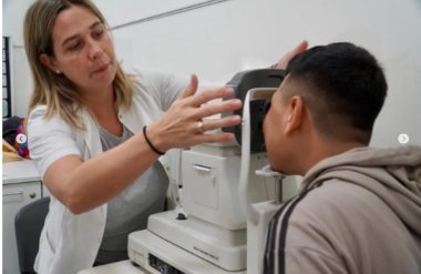 Concurrida primera jornada de operativos oftalmológicos en el Interior