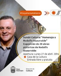 Homenaje a Rodolfo Insaurralde con una muestra en Casa de la Cultura