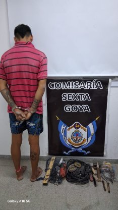 La comisaría sexta detuvo a un ladrón y esclareció un robo