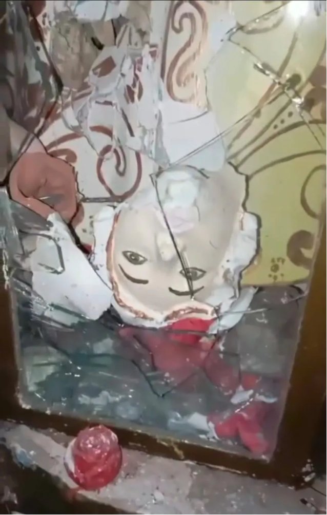Provocaron destrozos en una imagen de la Virgen de los Remedios en Parada Coco