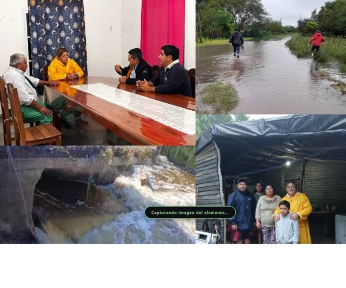SAN ISIDRO: La lluvia anegó caminos rurales y dejó varios parajes aislados
