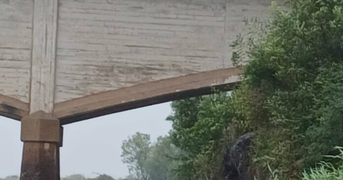 Alerta por riesgo de colapso en el puente Paso Lopez sobre la ruta 24