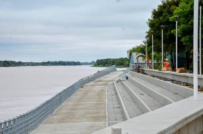 Goya prepara la inauguración de su nueva costanera