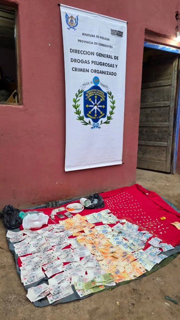 Corrientes: secuestraron 142 dosis y cuatro piedras de cocaína