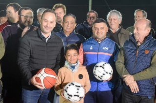 El Intendente Mariano Hormaechea habilitó nuevo espacio deportivo