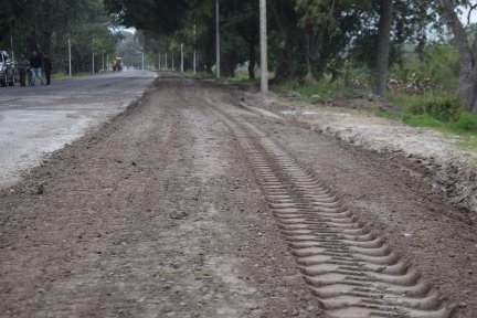 El Intendente recorrió obra de remodelación y repavimentación de avenida Francisco Sa