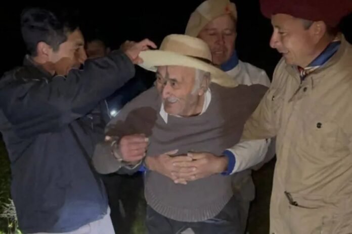 Encontraron a un anciano que se había perdido en el monte