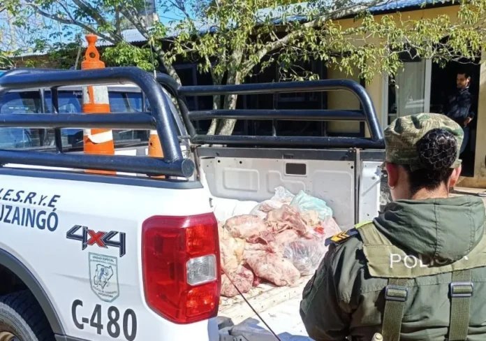 Incautaron en una carnicería más de 120 kilos de carne en mal estado