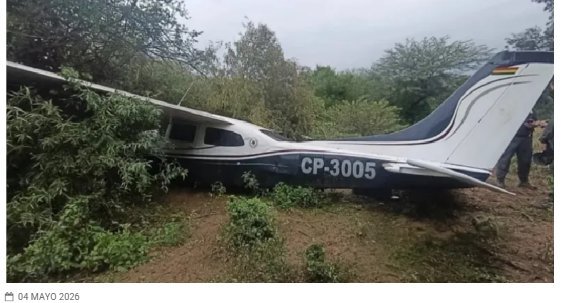 MISTERIO POR UNA AVIONETA QUE CAYÓ EN CHACO: ESTABA ABANDONADA Y CON LA MATRÍCULA BORRADA