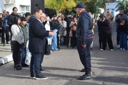 Con la presencia del Intendente Hormaechea, Goya celebró el día Nacional del Bombero Voluntario