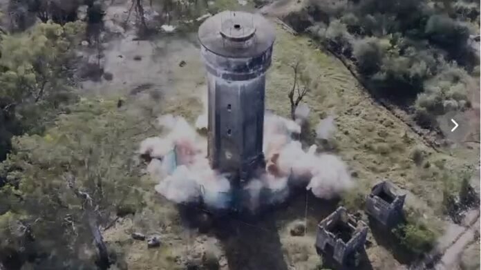 El Ejército demolió un tanque en Corrientes