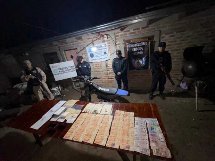 En Goya Prefectura formó parte de un operativo millonario contra el narcotráfico