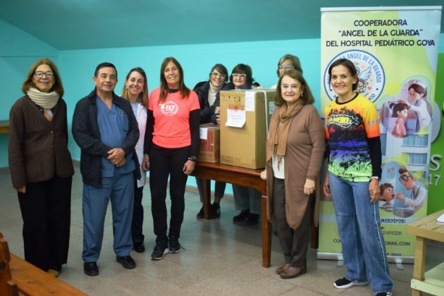 Fundación "La Neike" donó un contador hematológico al hospital pediátrico Ángel de la Guarda de Goya
