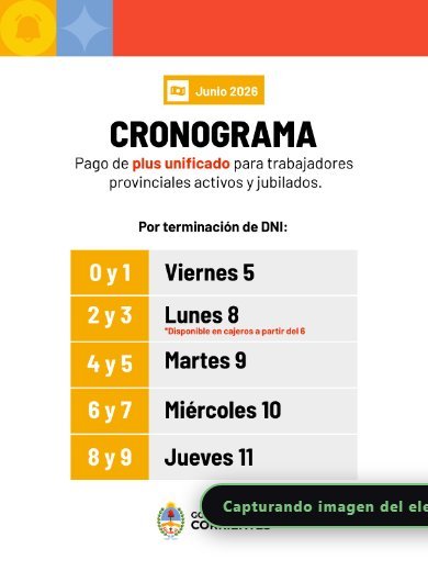 Provincia abona Plus Unificado del mes de junio desde este viernes